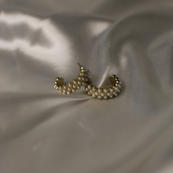 Eternity Pearl Hoops - Image 3