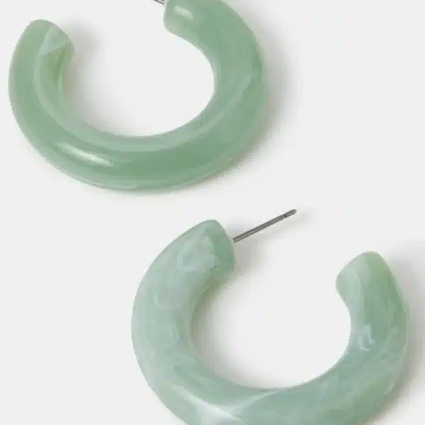 Resin Green Hoops - Image 2