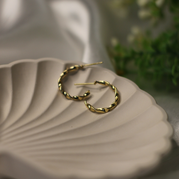 Classic Swirl Hoops - Image 2