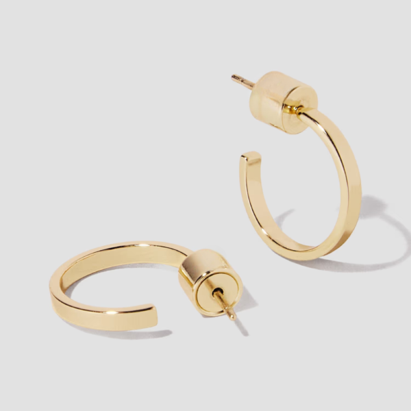Flat Thread Mini Hoops