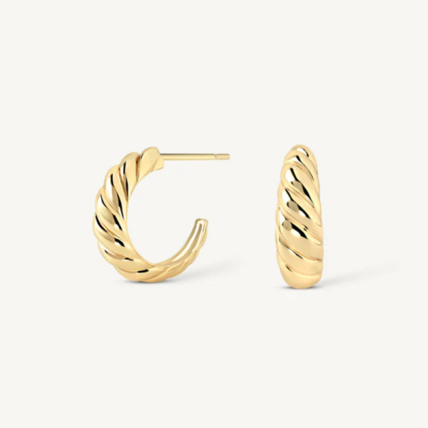 Bold Croissant Hoops - Image 2