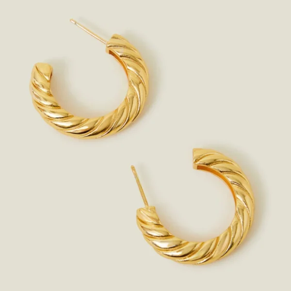Bold Croissant Hoops - Image 4
