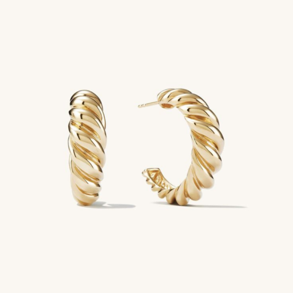 Bold Croissant Hoops - Image 3