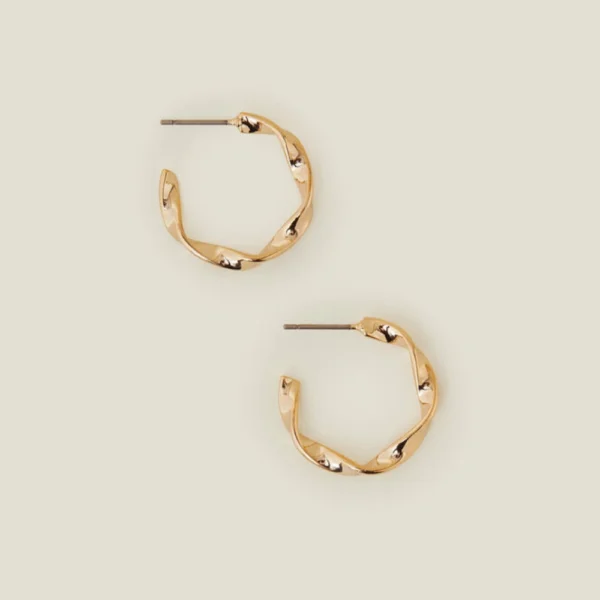 Sleek Croissant Hoops